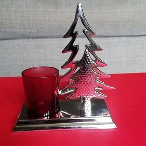 Yankee Christmas tree tealight candle holder